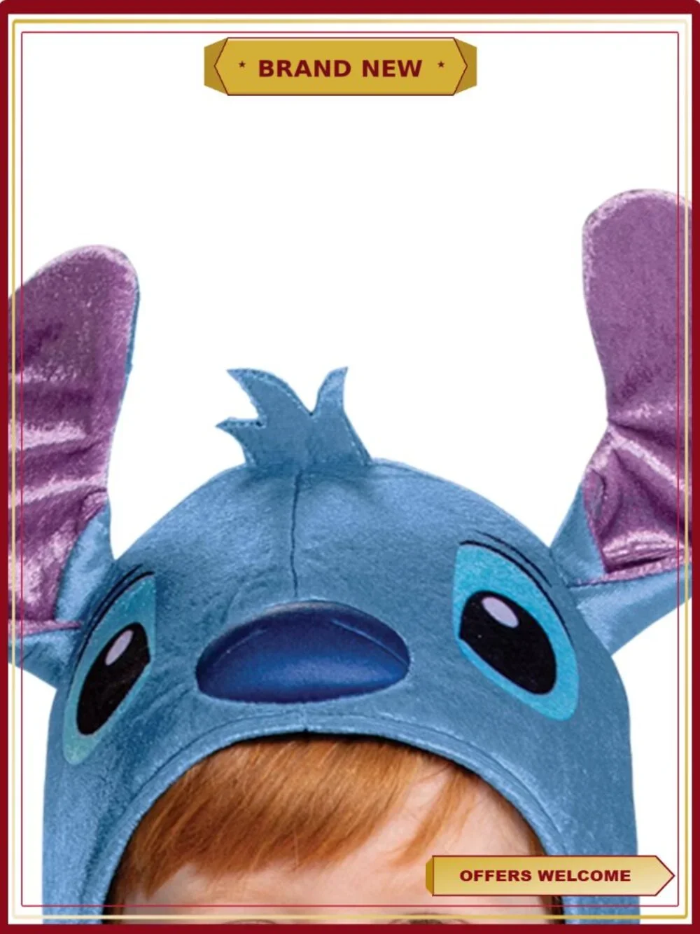 Disney Stitch Halloween Costume Toddler Infant 12-18M Jumpsuit Dress Up